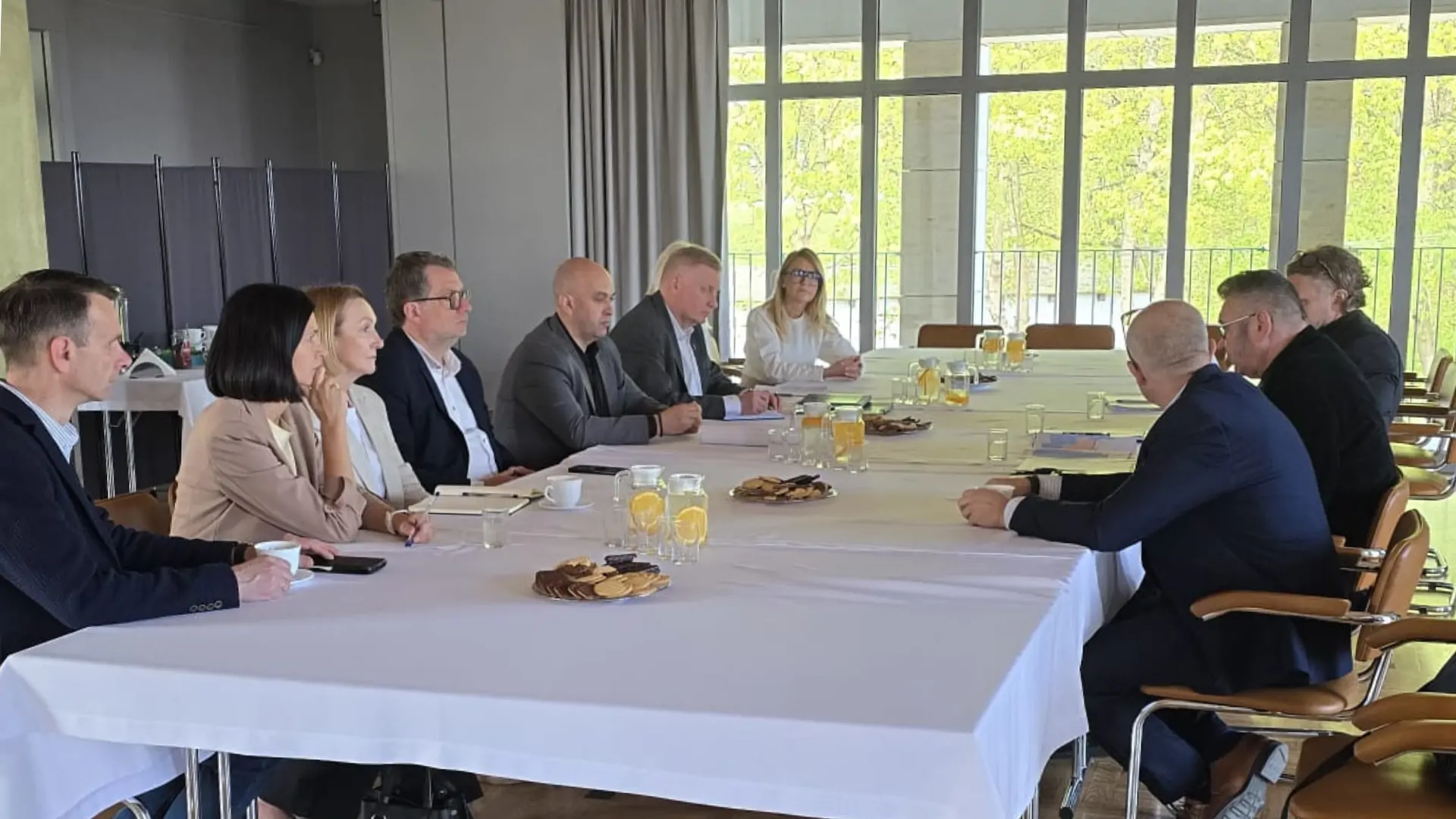 Spotkanie w Urzędzie Gminy Mogilany w sprawie budowy sieci wodociągowej.